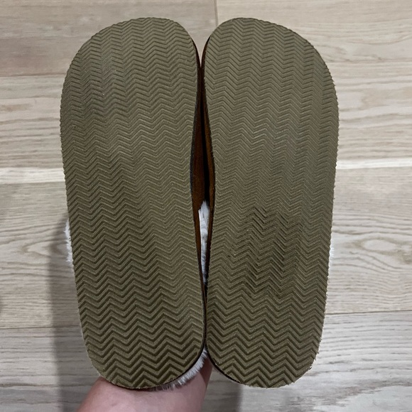 Polo Ralph Lauren Women’s Faux-Fur-Lined Scuff Slippers, Size 10 - Picture 6 of 7